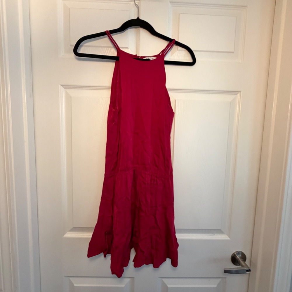 Karina Grimaldi Halter dress Magenta Pink Small Boho‎ Summer Vacation